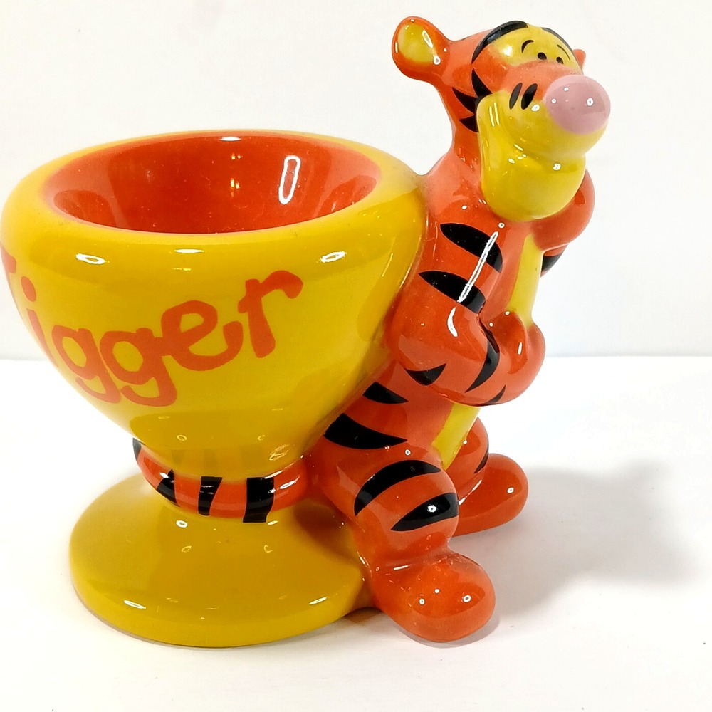 Tigger Egg Cup Ceramic Exclusive Disneyland Resort Paris Disney